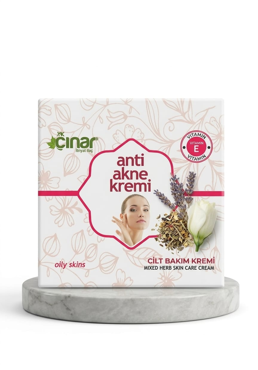 Çinar antİ akne kremİ 50 ml (cİlt bakim kremİ)