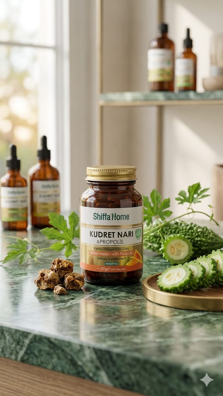 Shiffa Home Kudret Narı Kapsül ve Propolis 60 Kapsül Bitkicel
